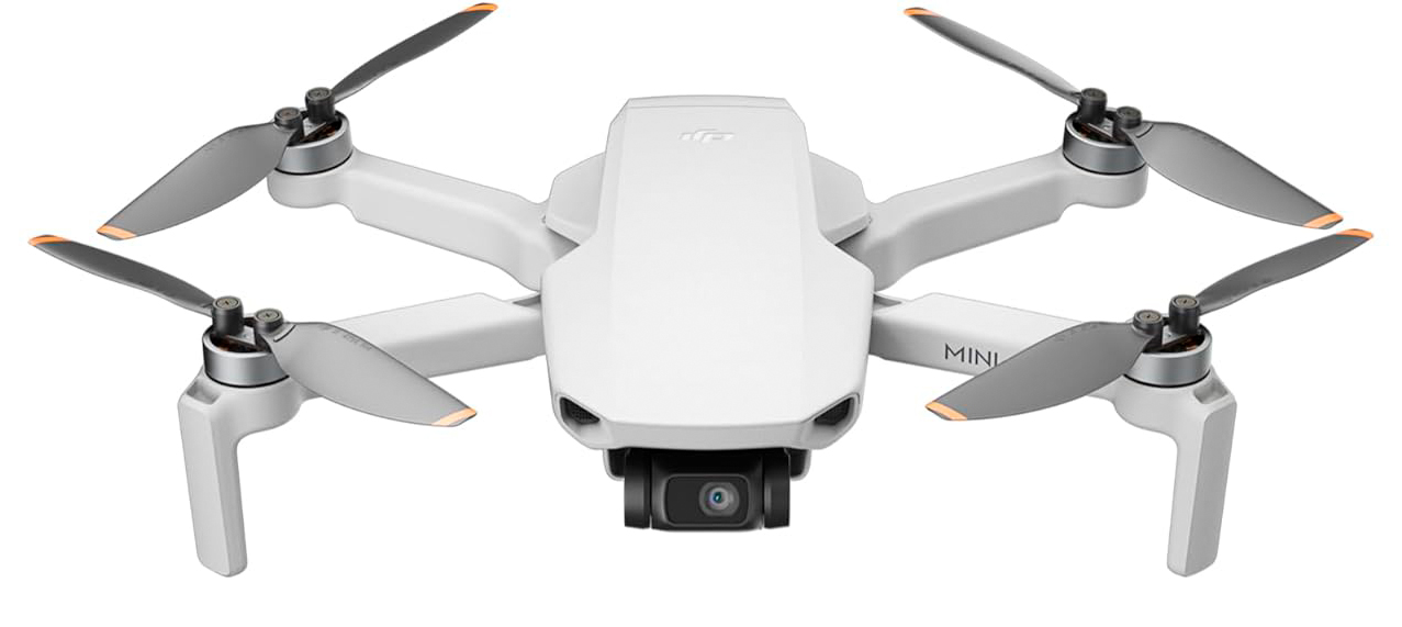 DJI Mini 4K on a white background