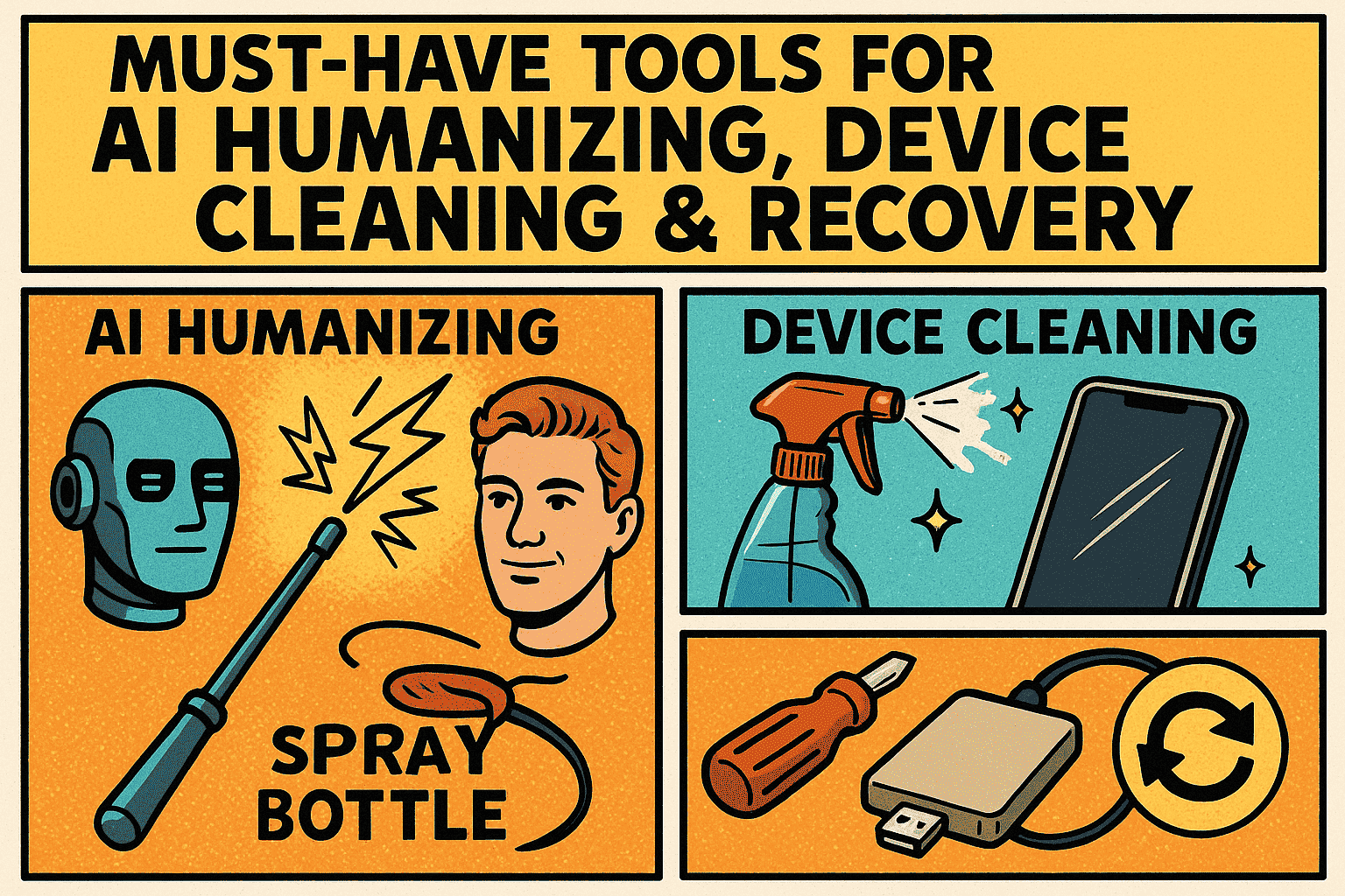 Must-Have Tools for AI Humanizing, Device Cleaning & Recovery