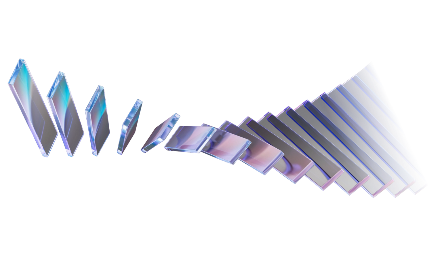 Illustration of glass shards