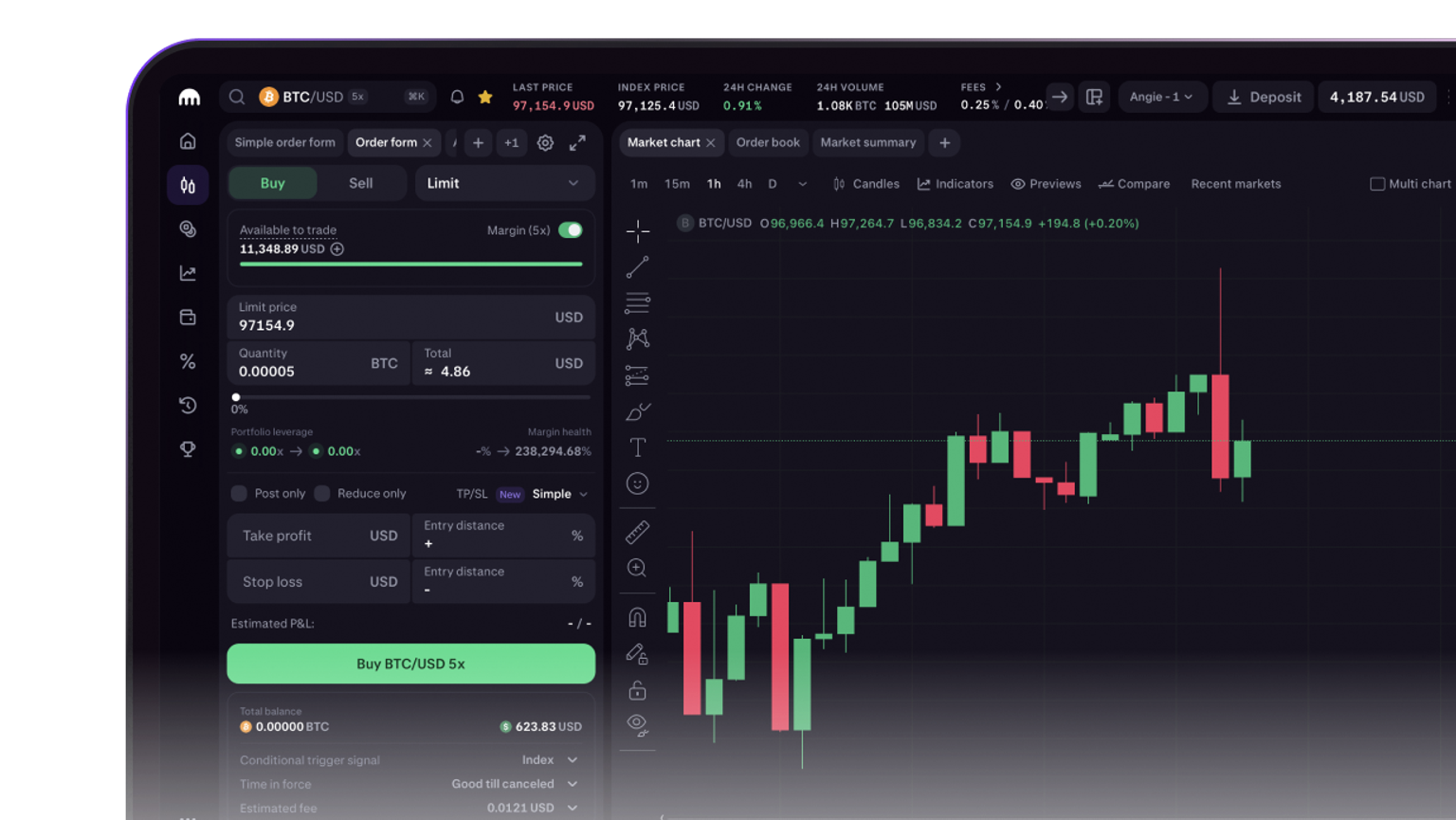 Kraken Pro Web