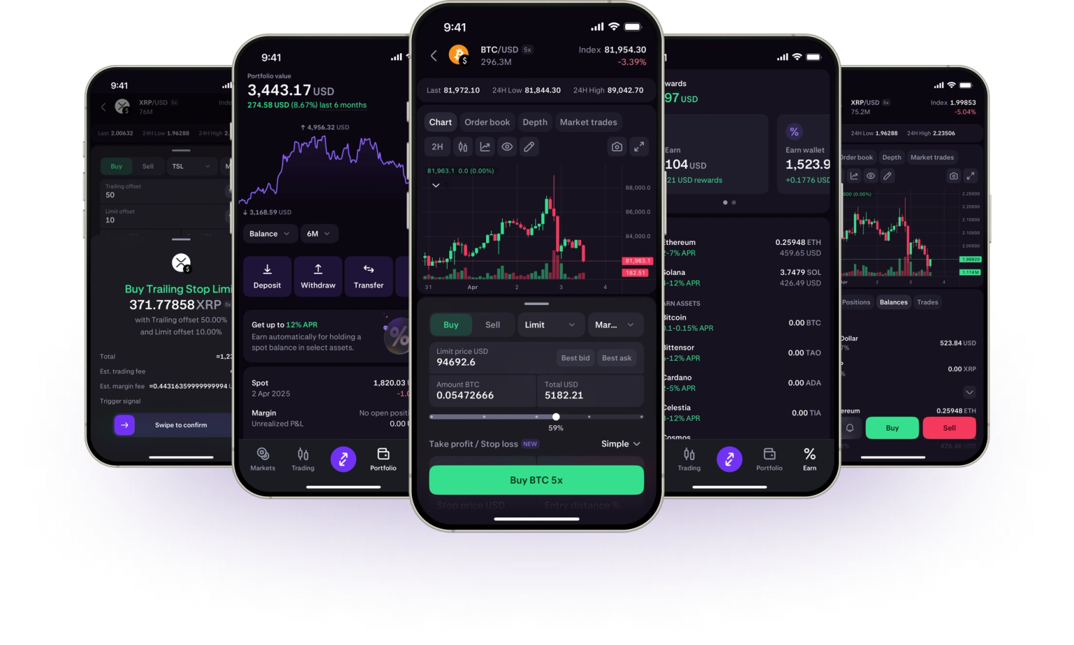 Trade and earn on the go