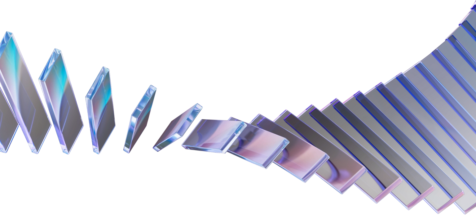 Illustration of glass shards