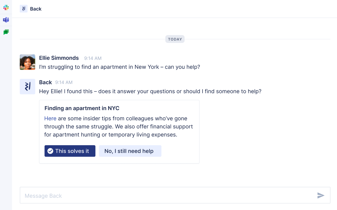 Relocation FAQ automation