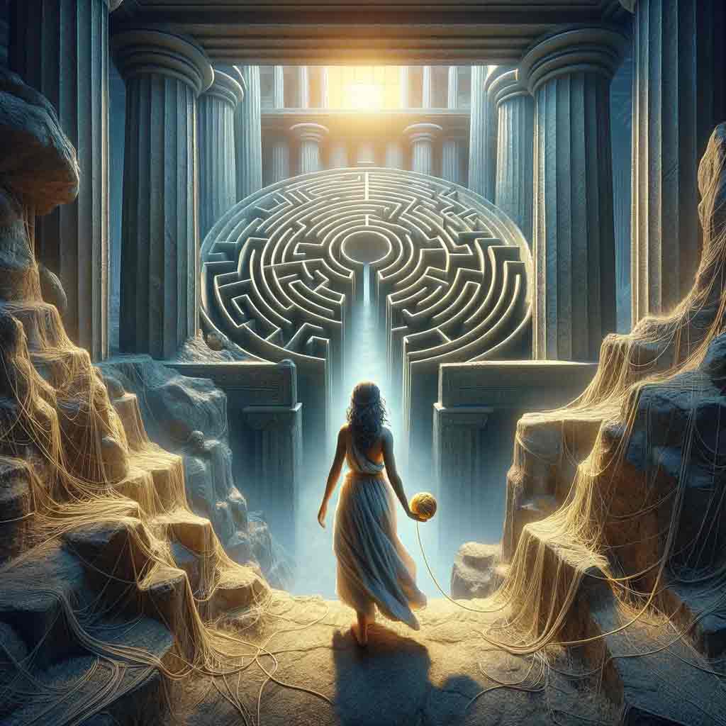 Ariadnefaden Ariadnefaden aus der griechischen Mythologie