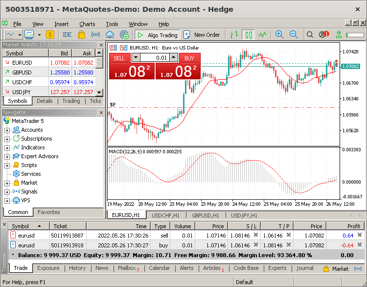 MetaTrader 5平台已准备好在Linux上运行 MetaTrader 5平台已准备好在Linux上运行