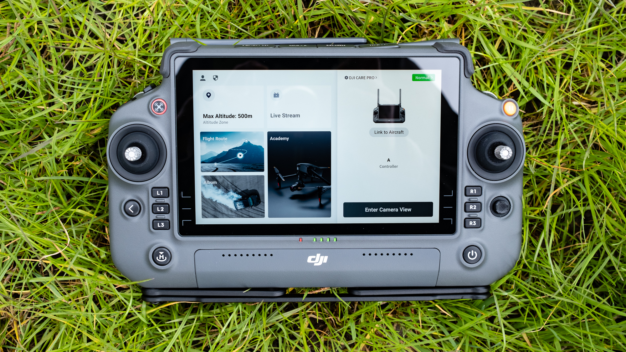 DJI Inspire 3-controller close up.