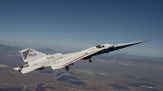 NASA’s quiet supersonic X-59 aircraft flew its second flight on March 20, 2026, near NASA’s Armstrong Flight Research Center in Edwards, California.