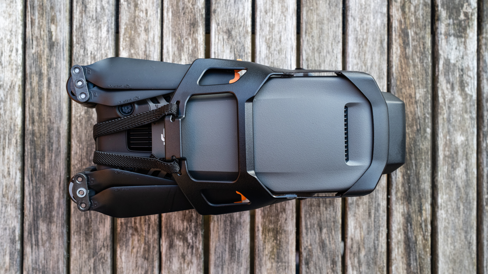 DJI Mavic 3 Pro-folded with strap top view.