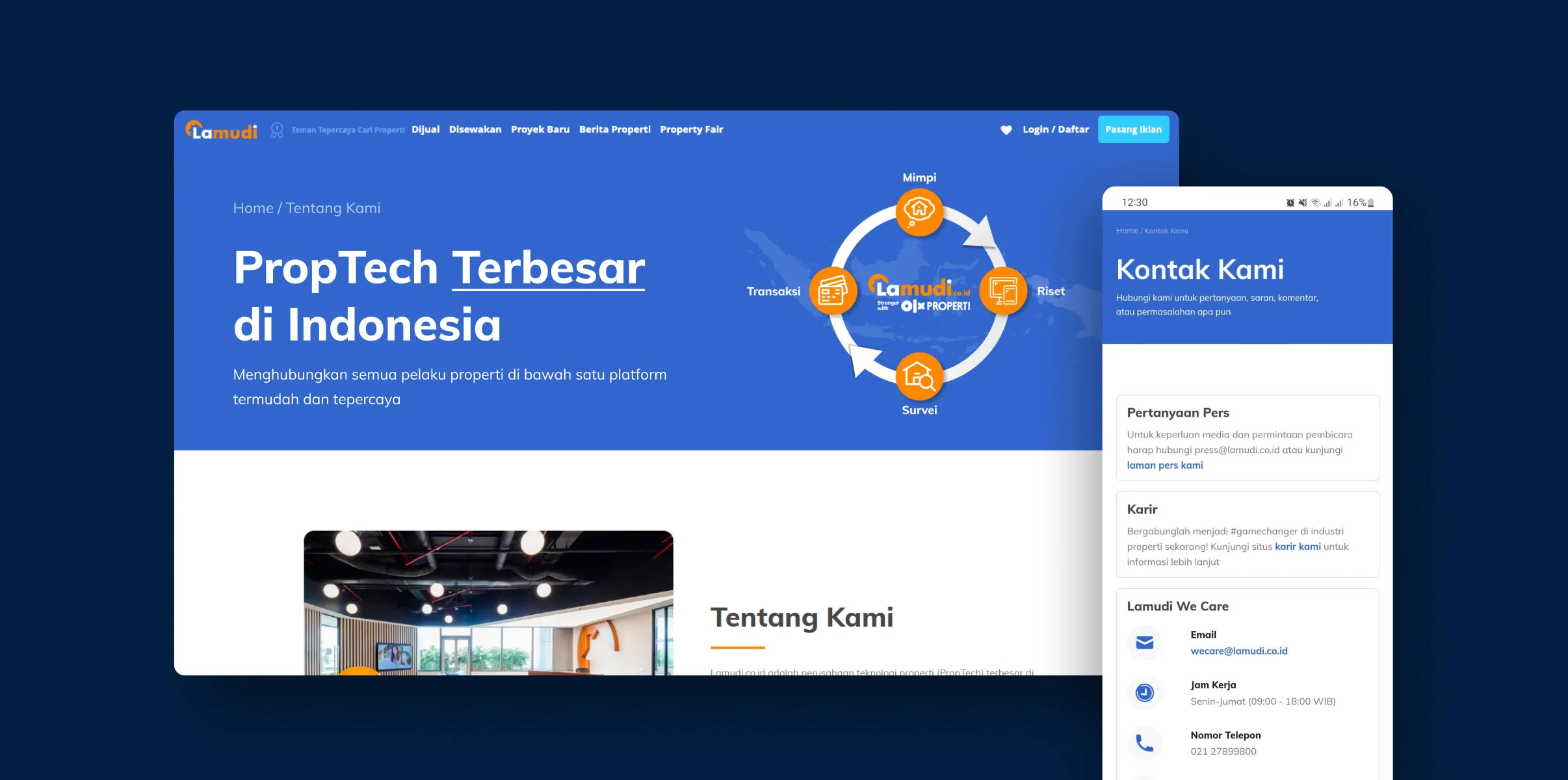 Lamudi indonesia website redesign by dianadia amira