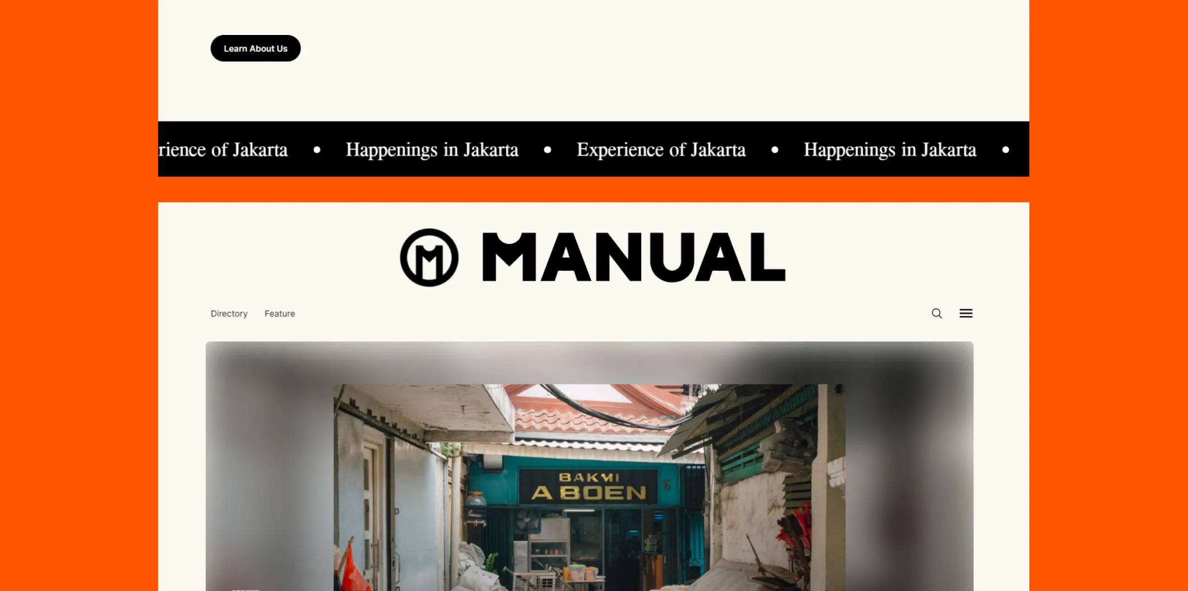 Manual Jakarta Website Design by Dianadia amira