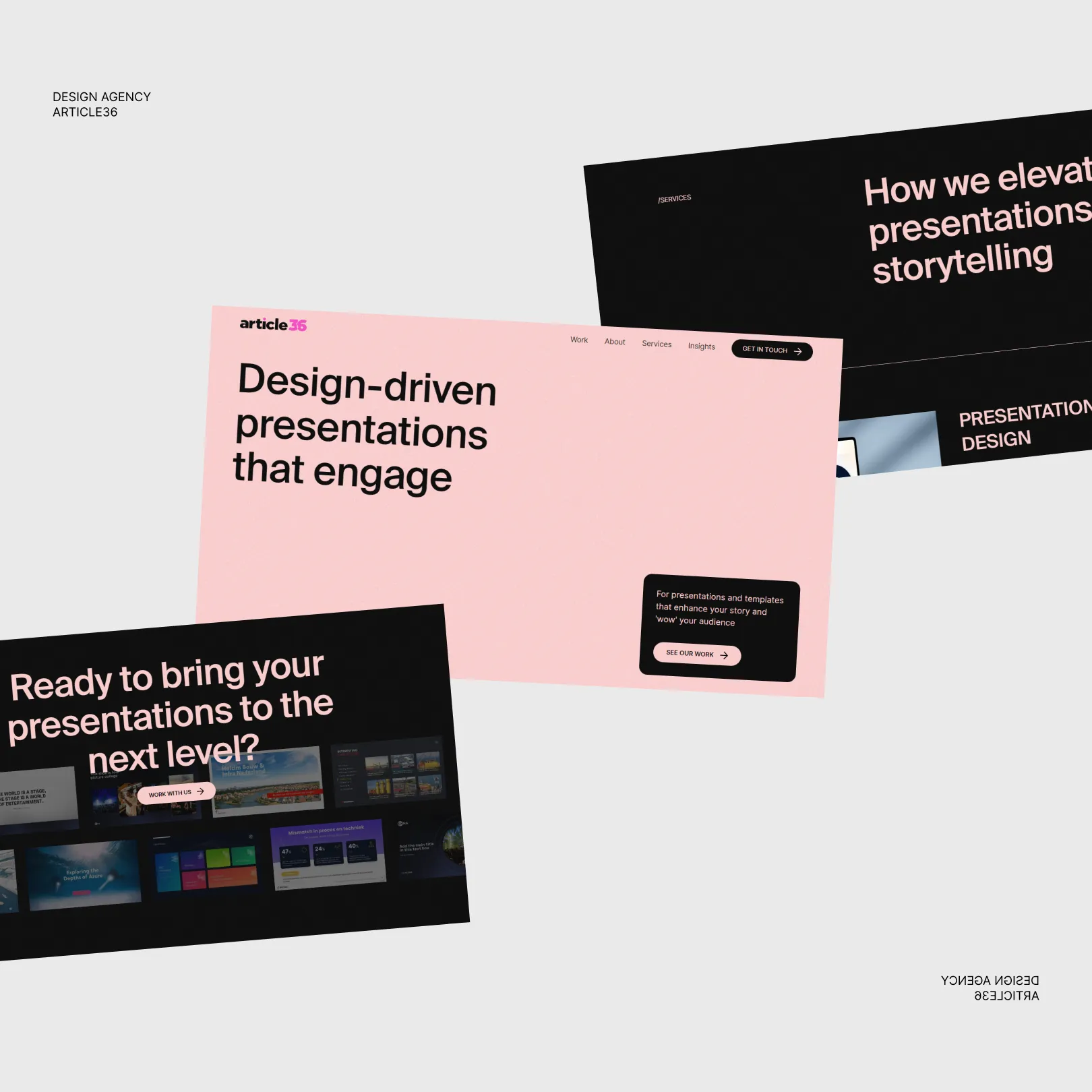 Article36 Design Agency Website Design by Dianadia amira