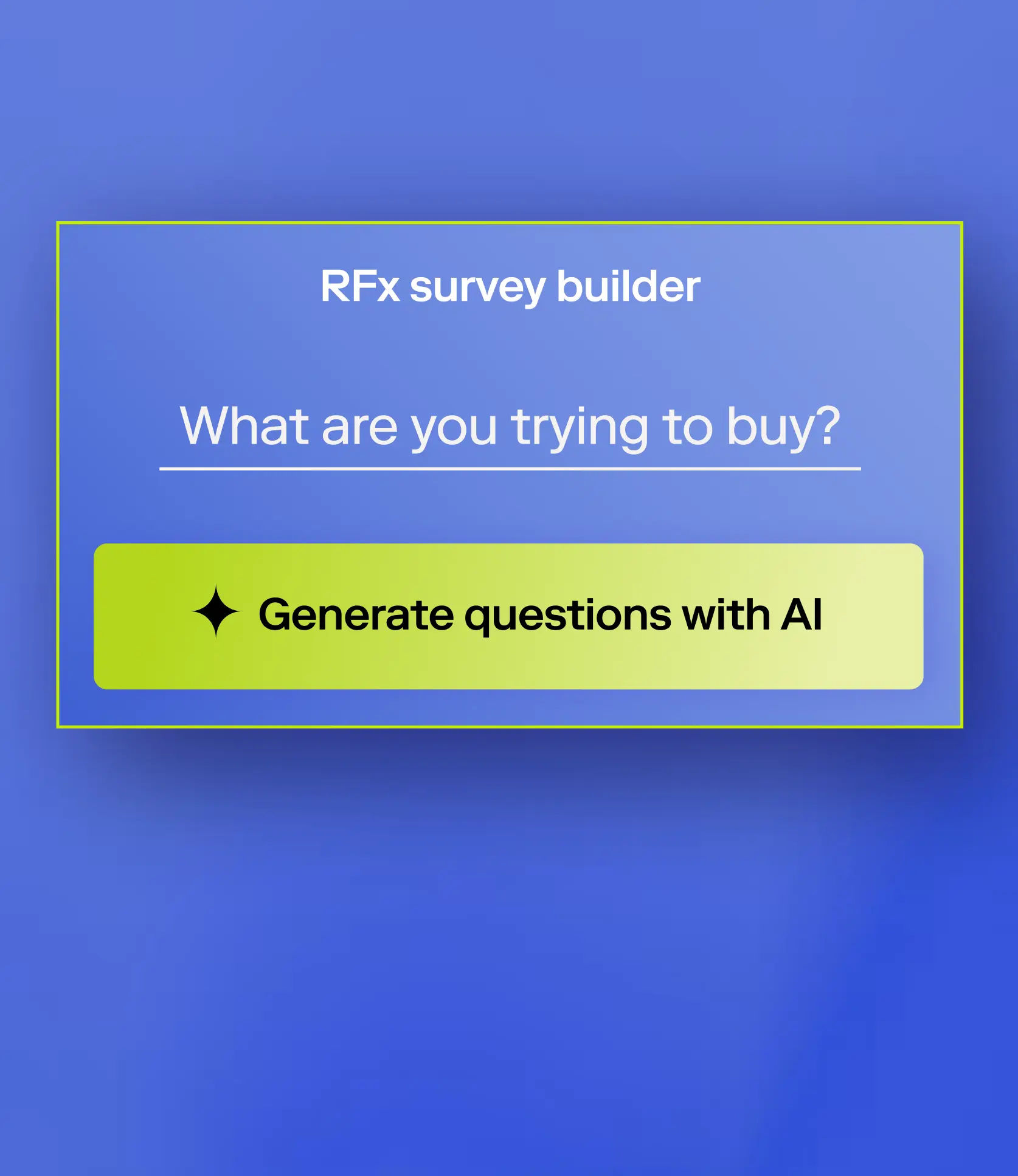 Streamline RFx management to source more and save more