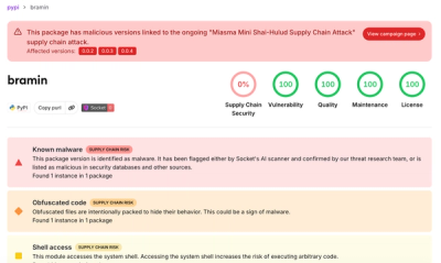 Shai-Hulud Descends to Hades: Miasma Worm Campaign Spreads with New PyPI Wave