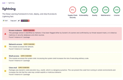 PyTorch Lightning PyPI Package Compromised in Supply Chain Attack