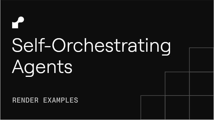 Self-Orchestrating Agents - TypeScript