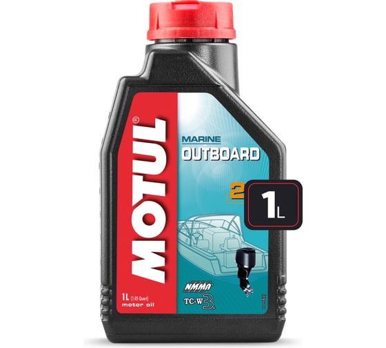 Моторное масло MOTUL OUTBOARD 2T 1 л 112750