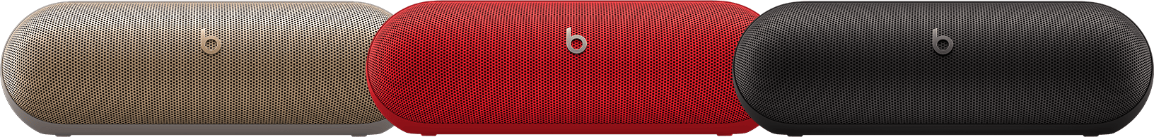 Beats Pill-Lautsprecher in drei Farben