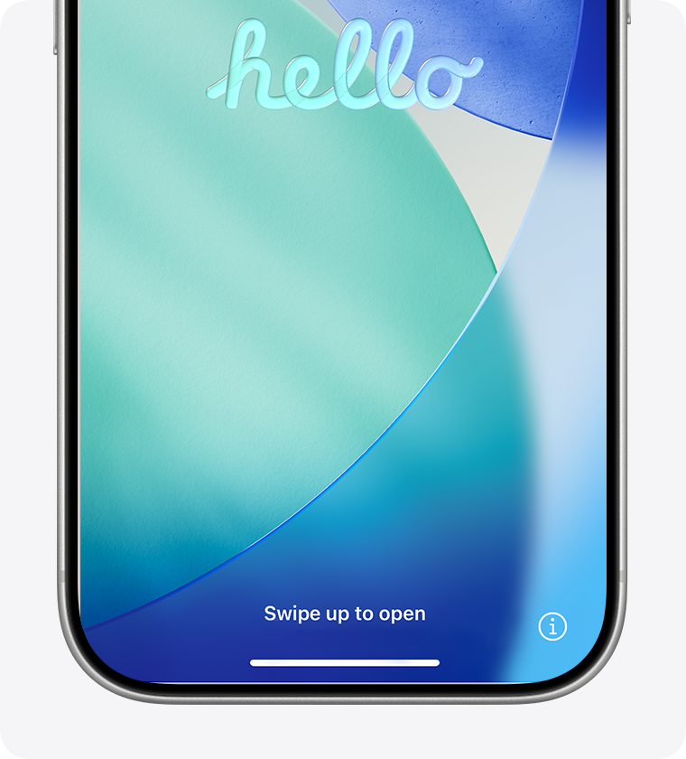 iPhone start screen displaying "Hello" in multiple languages, where device identifiers can be found before activation