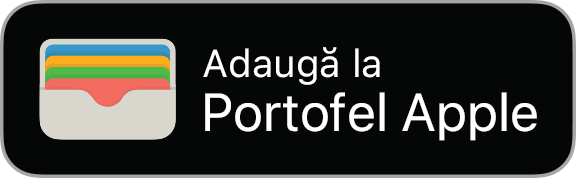 Butonul Adăugați în Apple Portofel