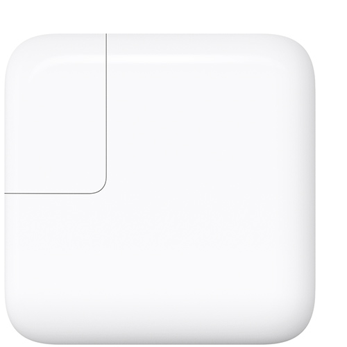 Adaptador de corriente blanco de 29 W de Apple