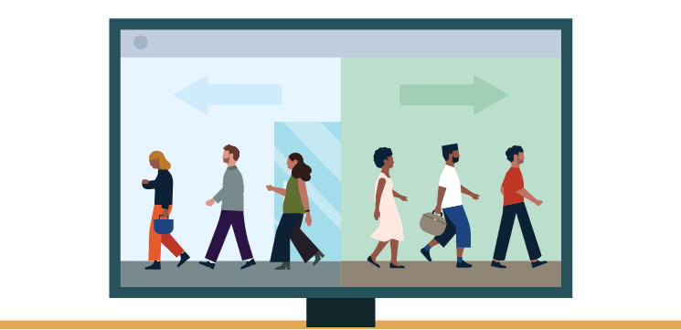 Illustration représentant le attrition et rétention