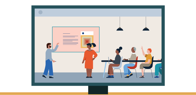 Illustration représentant le formation des employés