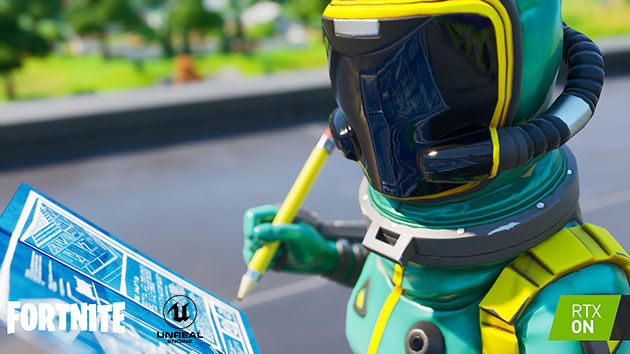 Fortnite on RTX in Unreal Engine