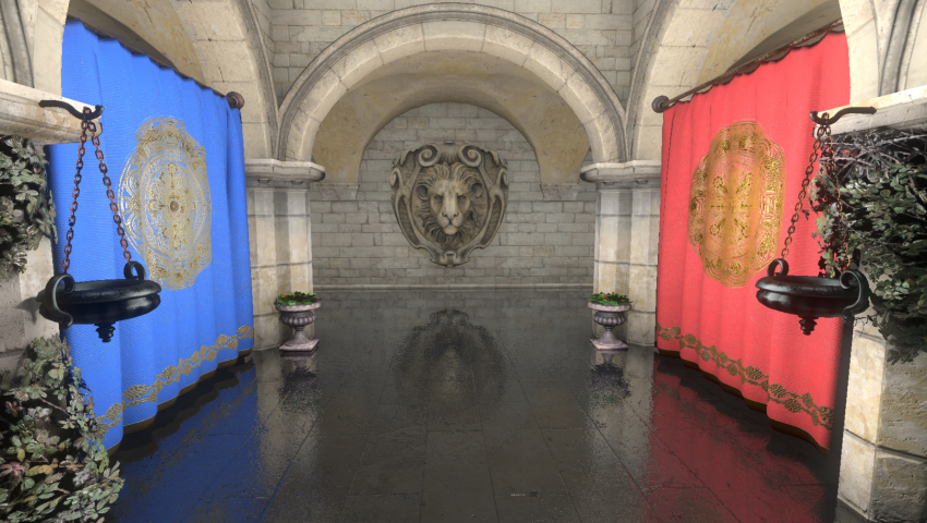 Ray tracing,global illumination, ambient occlusion, and shadows shown in KickStart RT