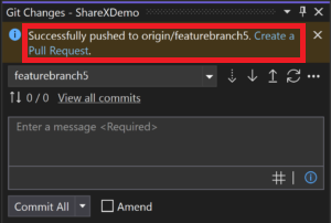 Create pr infobar