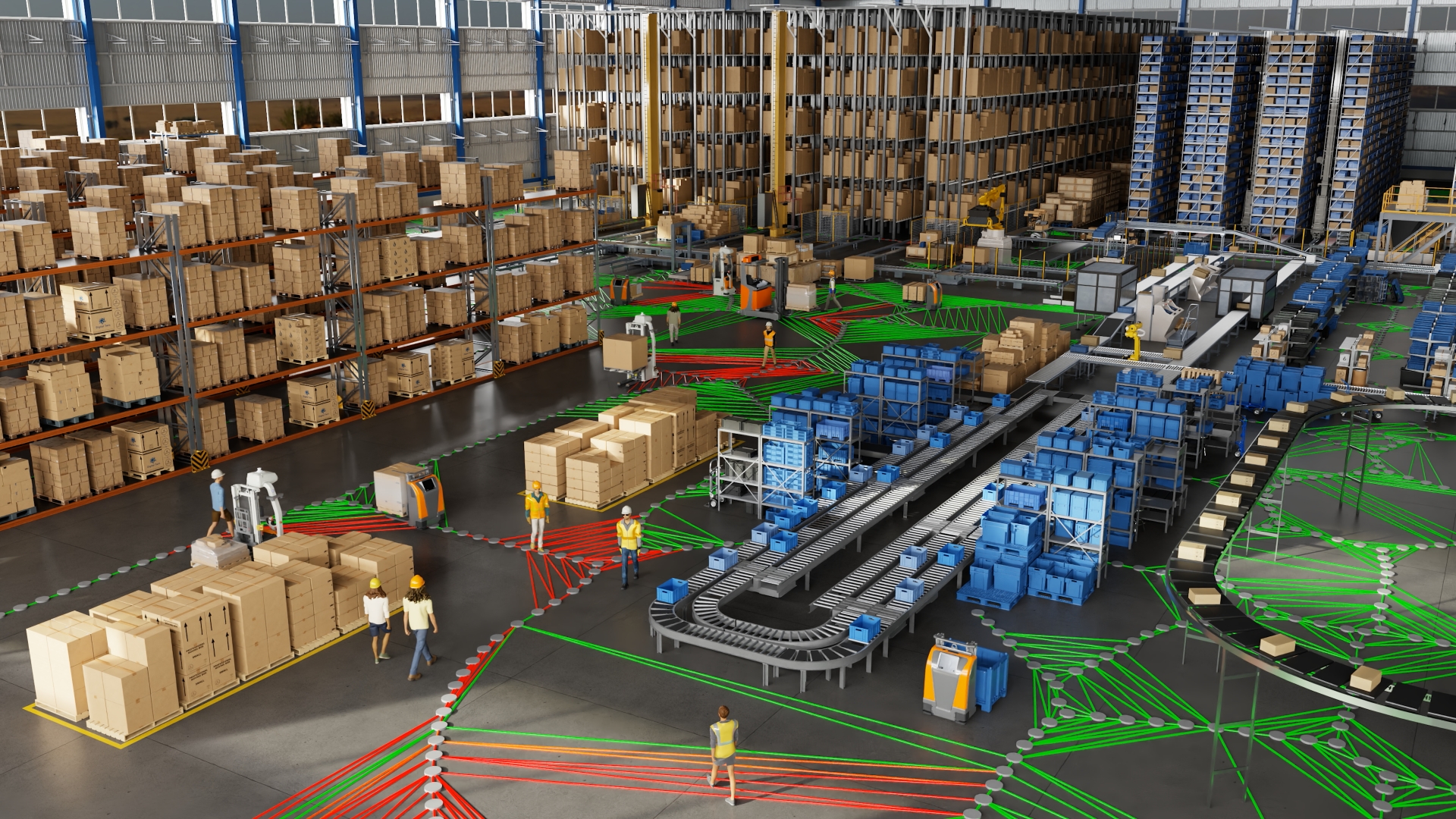 Digital twin for complex industrial robot fleets