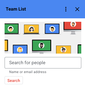 Teams List Google Workspace 插件