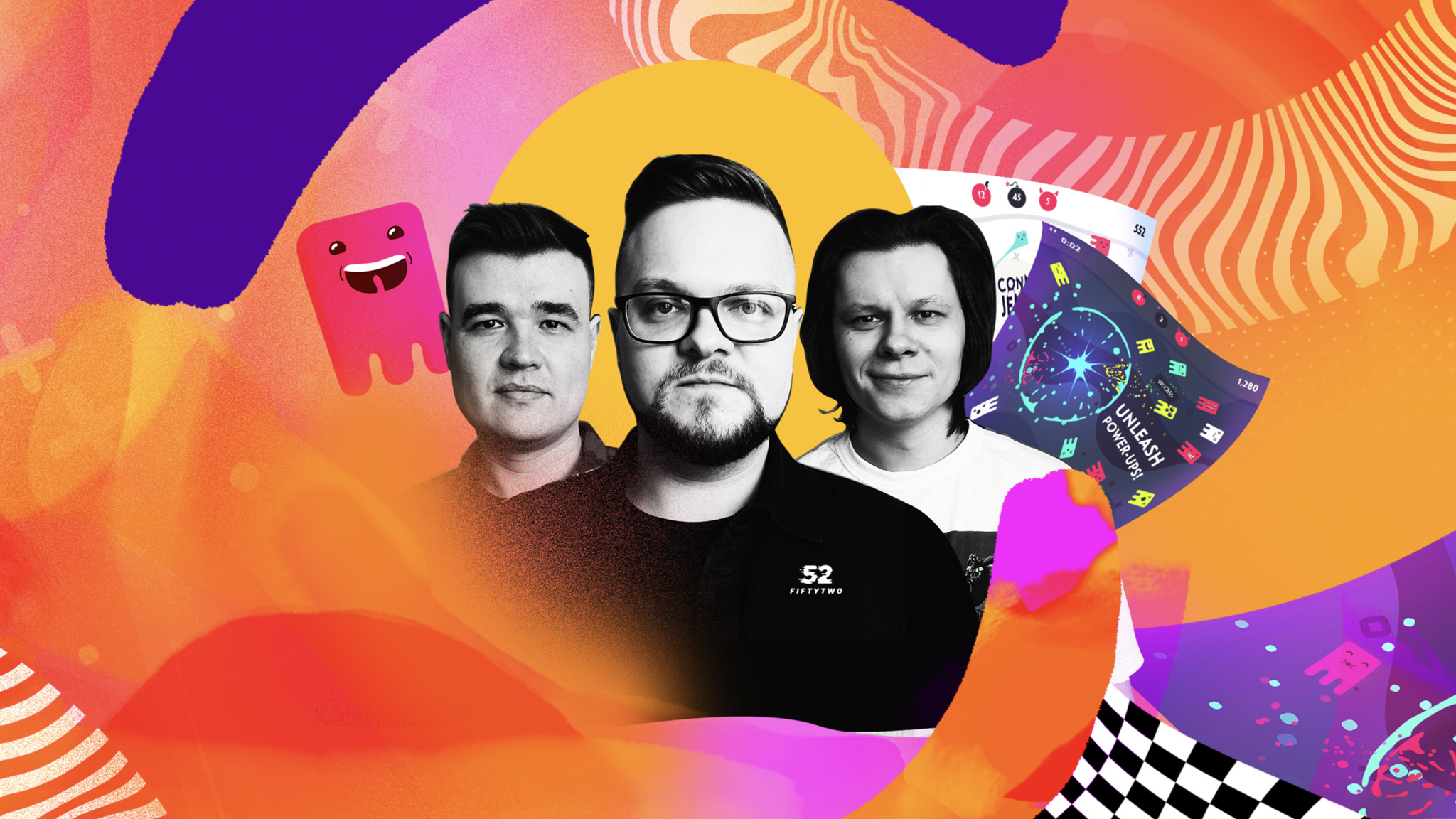 Founders of FiftyTwo Alexey Kalinin, Mikhail Shagin, Dmitry Victorov