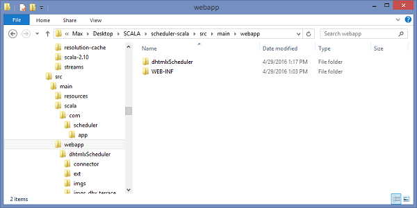 scheduler and scala