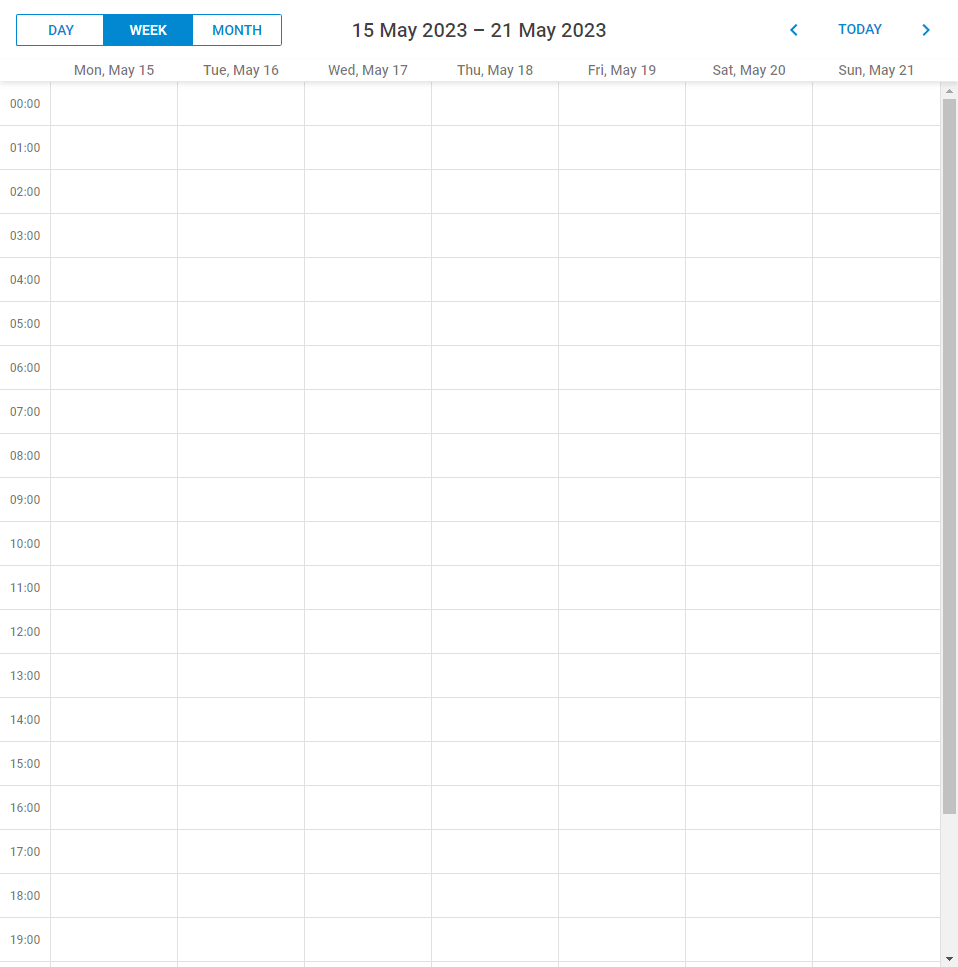 Empty Scheduler