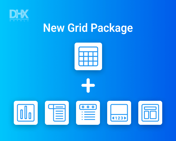 DHTMLX Grid + Table pack