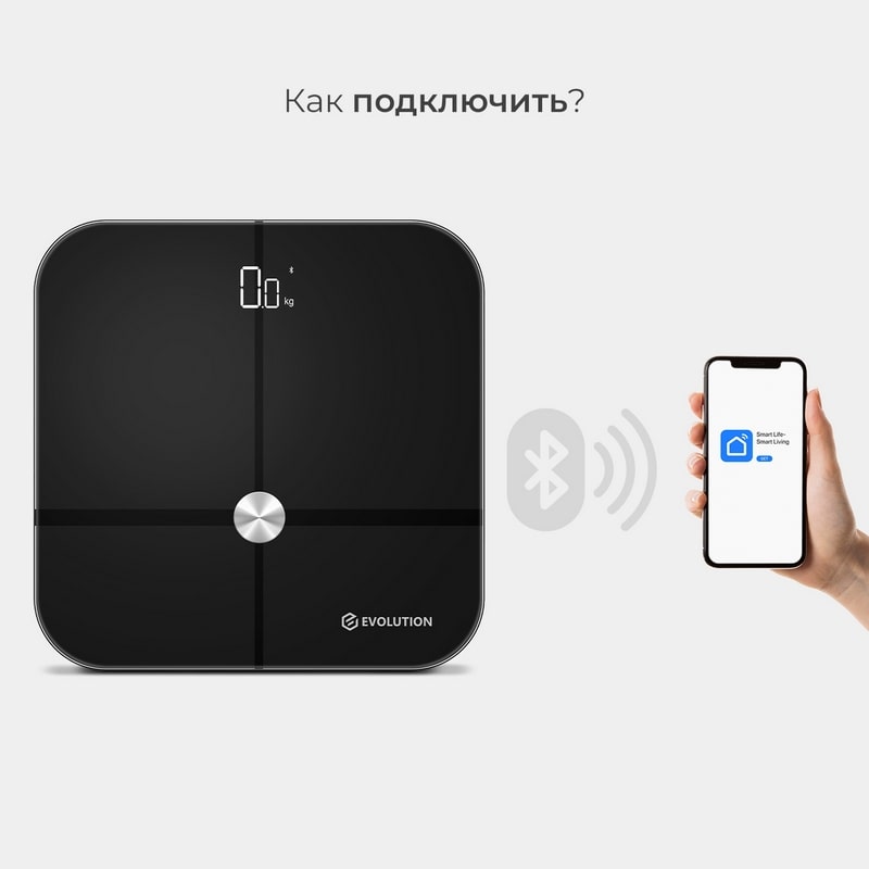 Напольные весы EVOLUTION BTF3 (ЧЕРНЫЙ) — изображение 6
