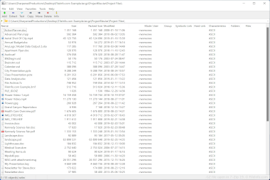GZ File Screenshot Screenshot of a .gz file in 7-Zip 19