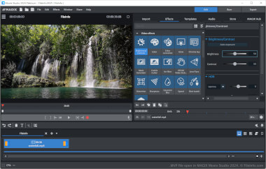 MVP File Screenshot Screenshot of a .mvp file in MAGIX Movie Studio 2024