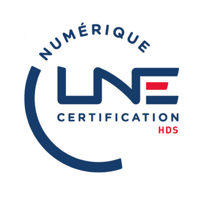 Logo Certification HDS - Hébergement de données de santé