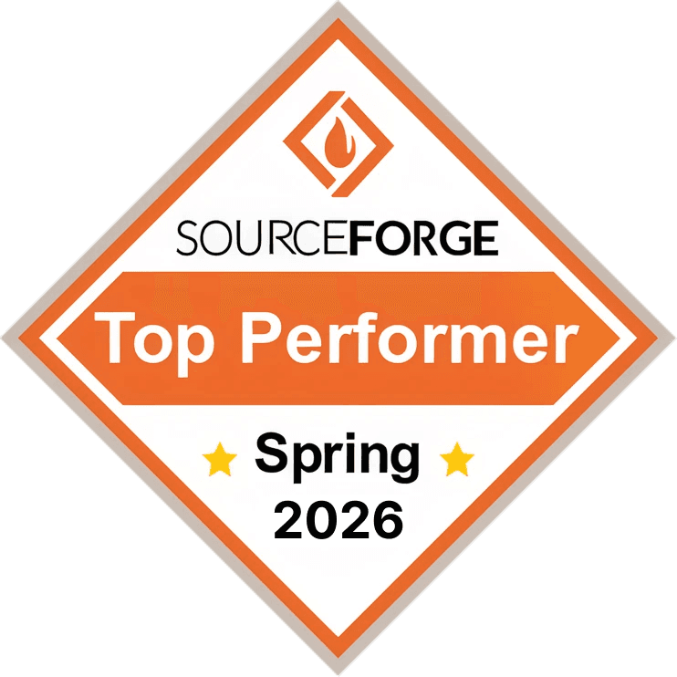SourceForge Top Performer Spring 2026 badge