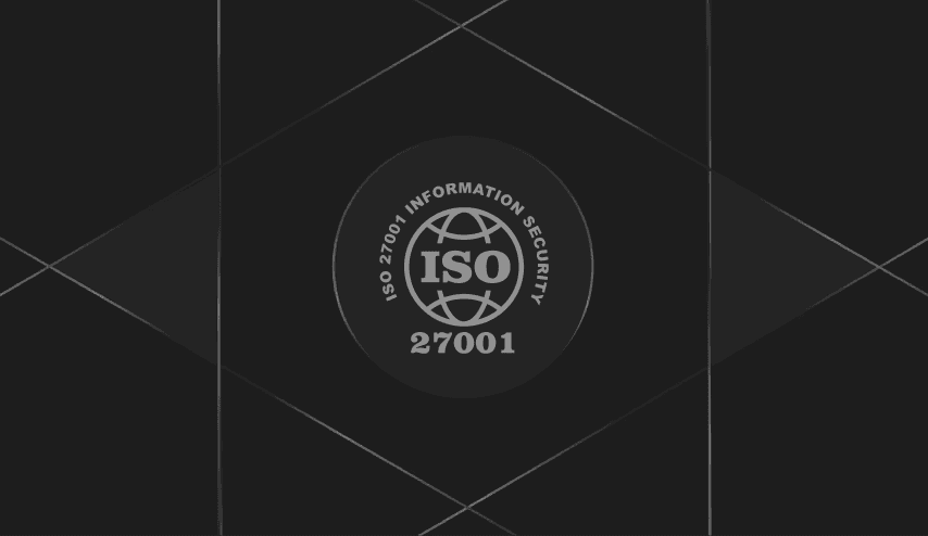 ISO 27001 information security certification badge