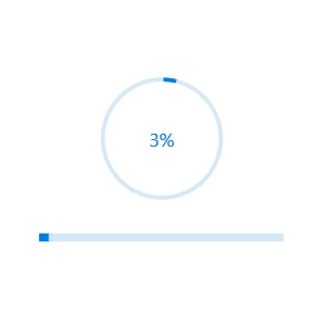 Angular ProgressBar determinate mode