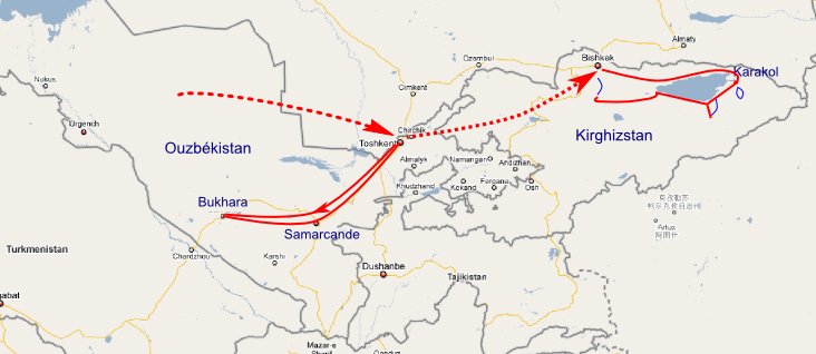 Carte voyage