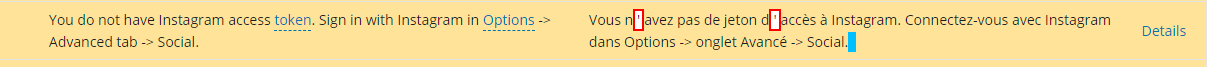 Espaces sécables en début ou fin de ligne Screenshot