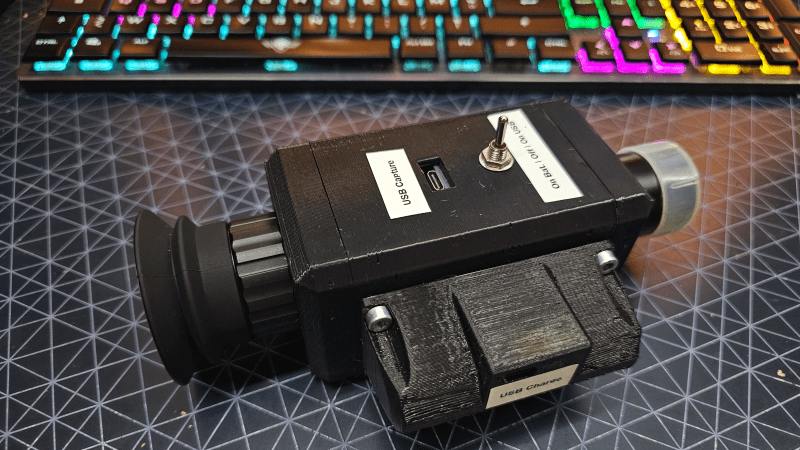 DIY electronic eyepiece viewfinder for telescope