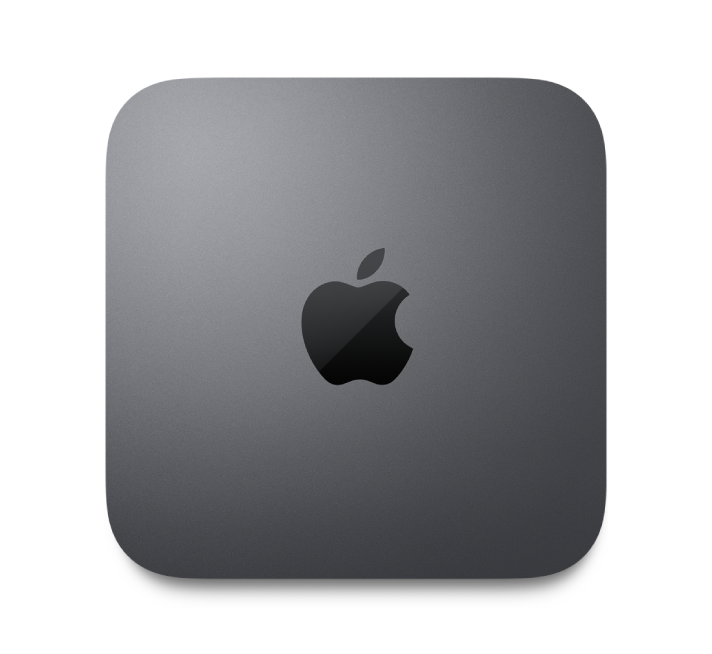 Mac mini set fra oven.