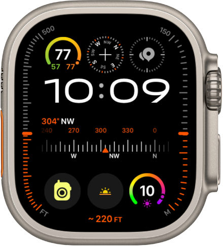 The Modular Ultra watch face.