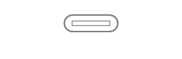 Thunderbolt 3(USB-C)、Thunderbolt / USB 4、Thunderbolt 4(USB-C)和 Thunderbolt 5(USB-C)埠