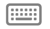 El botón Teclado.