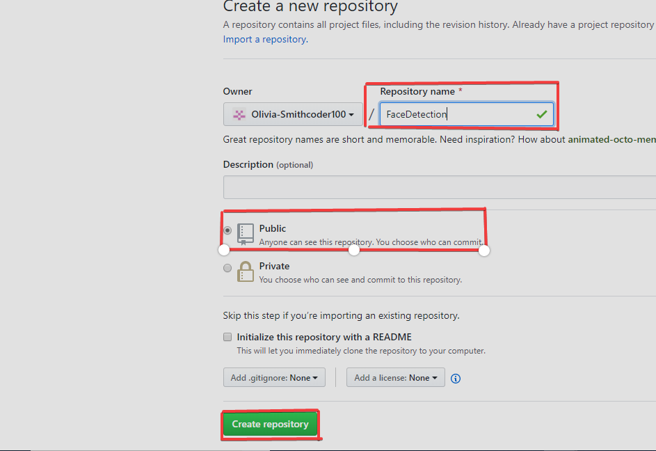 Creazione di un nuovo repository 2